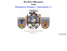 Tablet Screenshot of heimatkreis-braunau.de